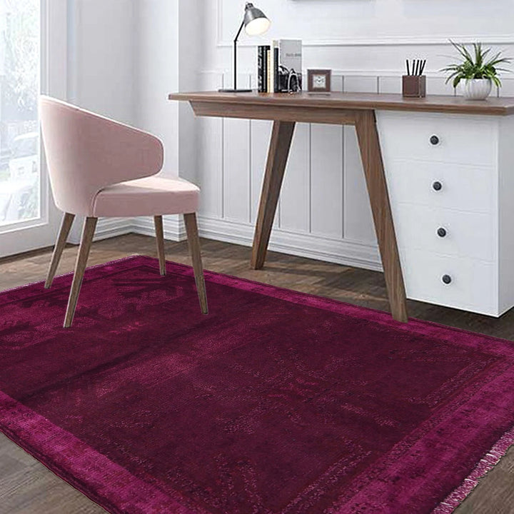 Pakistani Overdye Rug 2' 9" x 4' 2" Hand-Knotted | No. AL99070