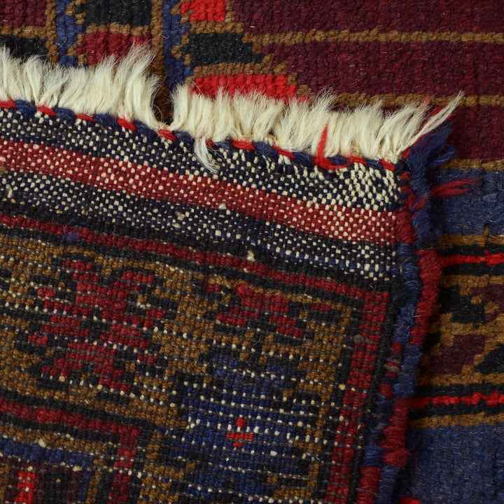 Afghan Prayer Rug 3' 0" x 4' 5" Hand-Knotted | No. AL99166