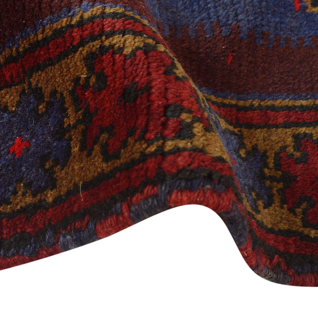 Afghan Prayer Rug 3' 0" x 4' 5" Hand-Knotted | No. AL99166