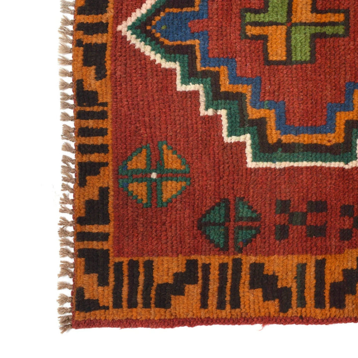 Afghan Baluchi Runner 2' 7" x 9' 7" Hand-Knotted | No. AL99180