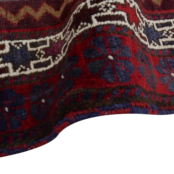 Afghan Prayer Rug 2' 10" x 3' 11" Hand-Knotted | No. AL99308