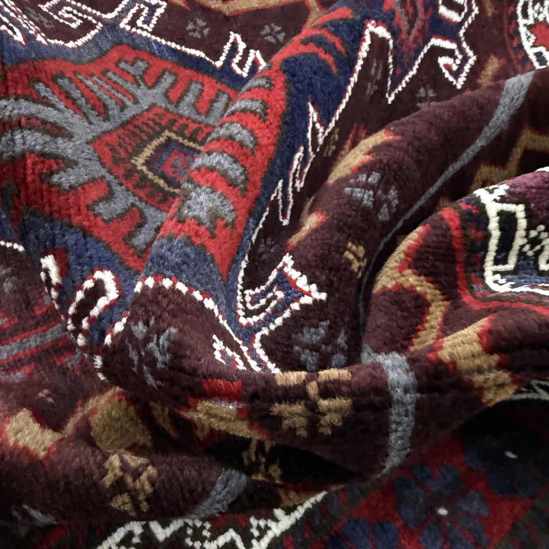 Afghan Prayer Rug 2' 10" x 3' 11" Hand-Knotted | No. AL99308
