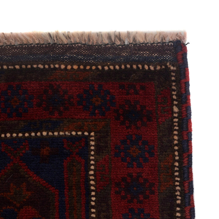 Afghan Prayer Rug 3' 0" x 4' 8" Hand-Knotted | No. AL99324