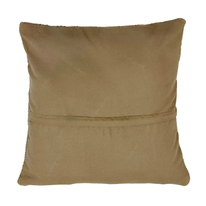 Afghan Kilim Cushion 1' 6" x 1' 5" Hand-Knotted | No. AL994263