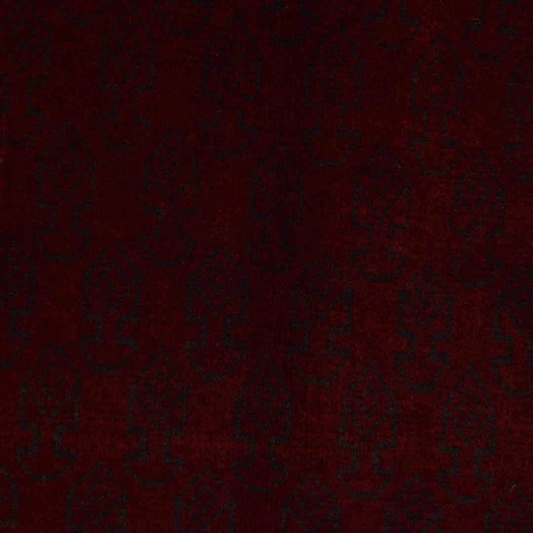 Red Afghan Prayer Rug 2' 9" x 3' 10" Hand-Knotted | No. AL99533
