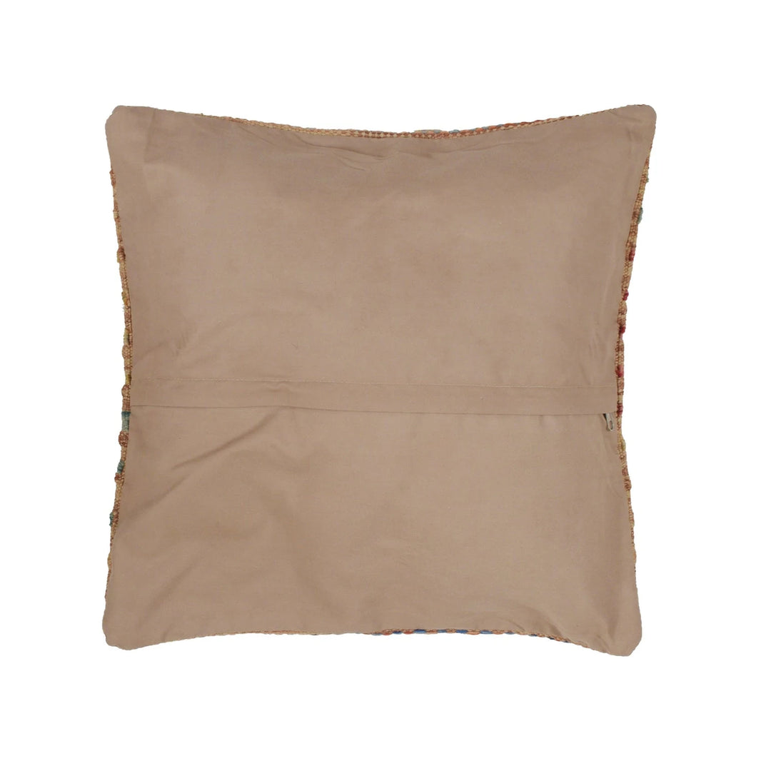 Afghan Kilim Cushion 1' 6" x 1' 5" Flat-Weave | No. AL99658