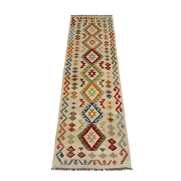 Afghan Kilim Rug 2' 5" x 9' 3" Flat-Weave | No. AL99805