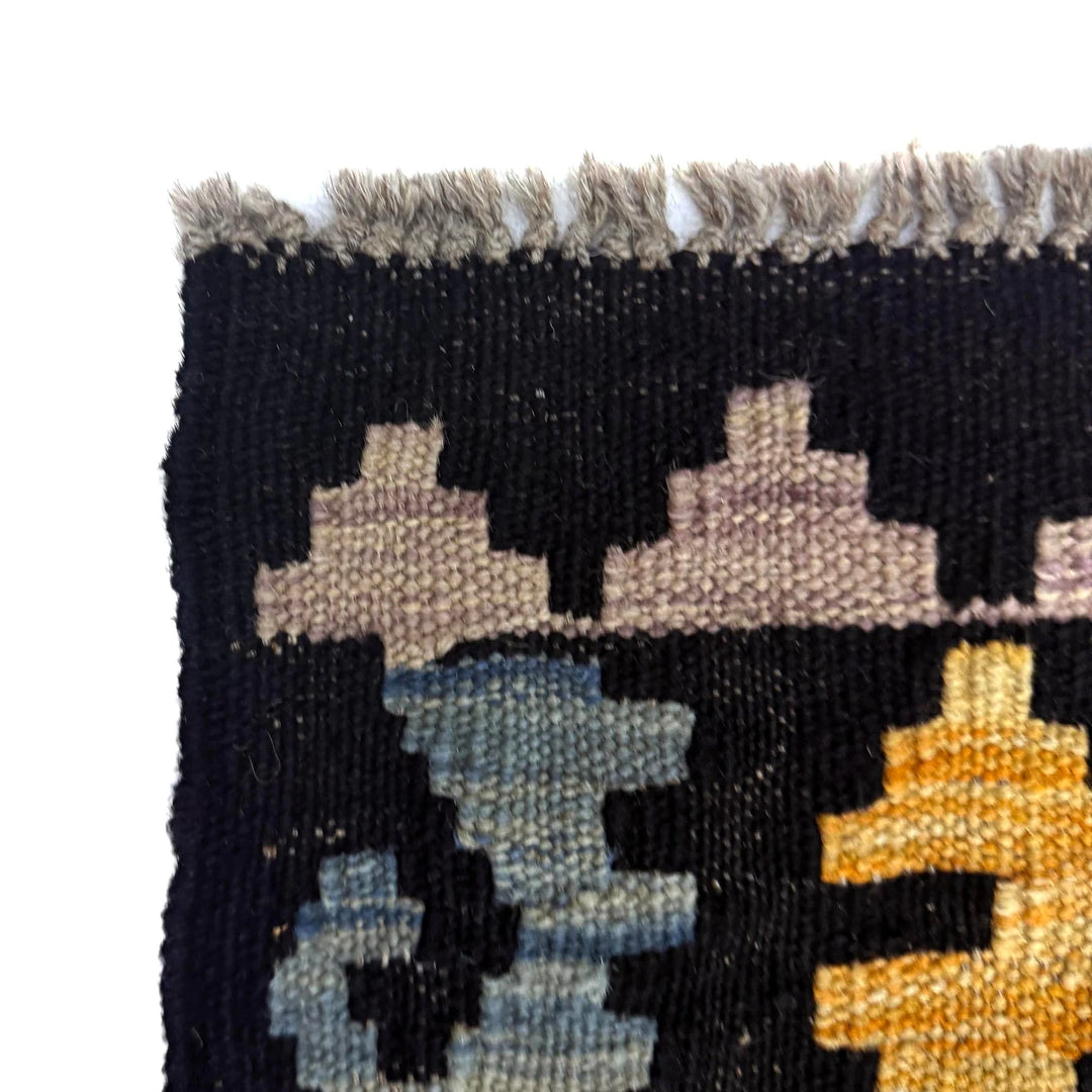 Afghan Vegetable Kilim Rug 6' 4" x 9' 9" Flat-Weave | No. AL999412