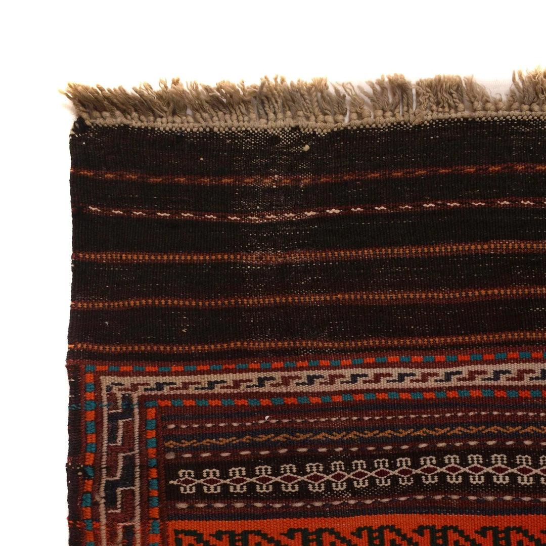 Afghan Laghari Kilim Rug 4' 9" x 6' 7" Flat-Weave | No. AL99968