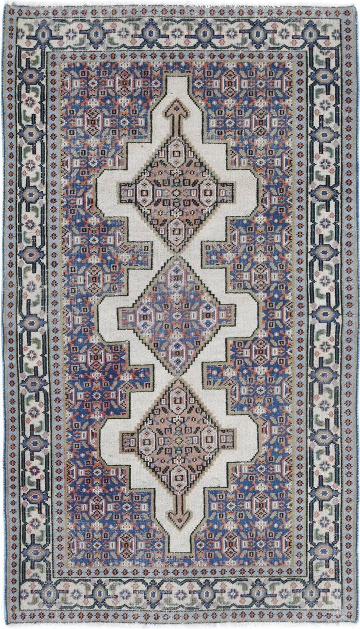 Persian Shiraz Rug 2' 10" x 5' 1" Hand-Knotted | No. AT10021