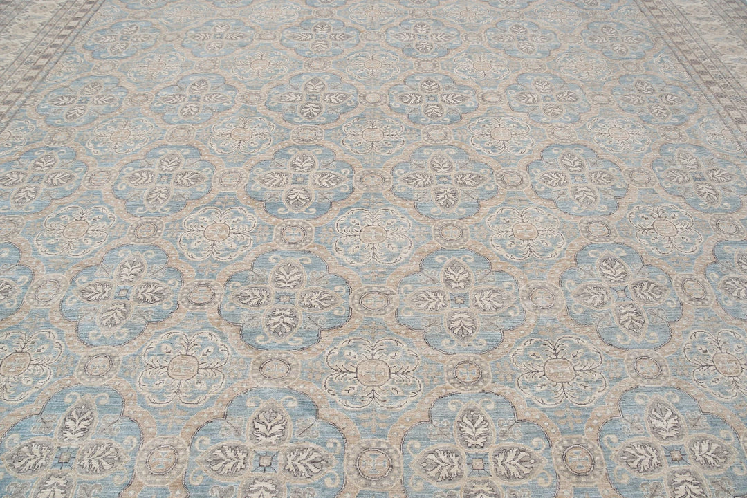 Afghan Serenity Rug 13' 11" x 17' 11" Hand-Knotted | No. AT10084