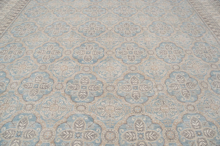 Afghan Serenity Rug 13' 11" x 17' 11" Hand-Knotted | No. AT10084