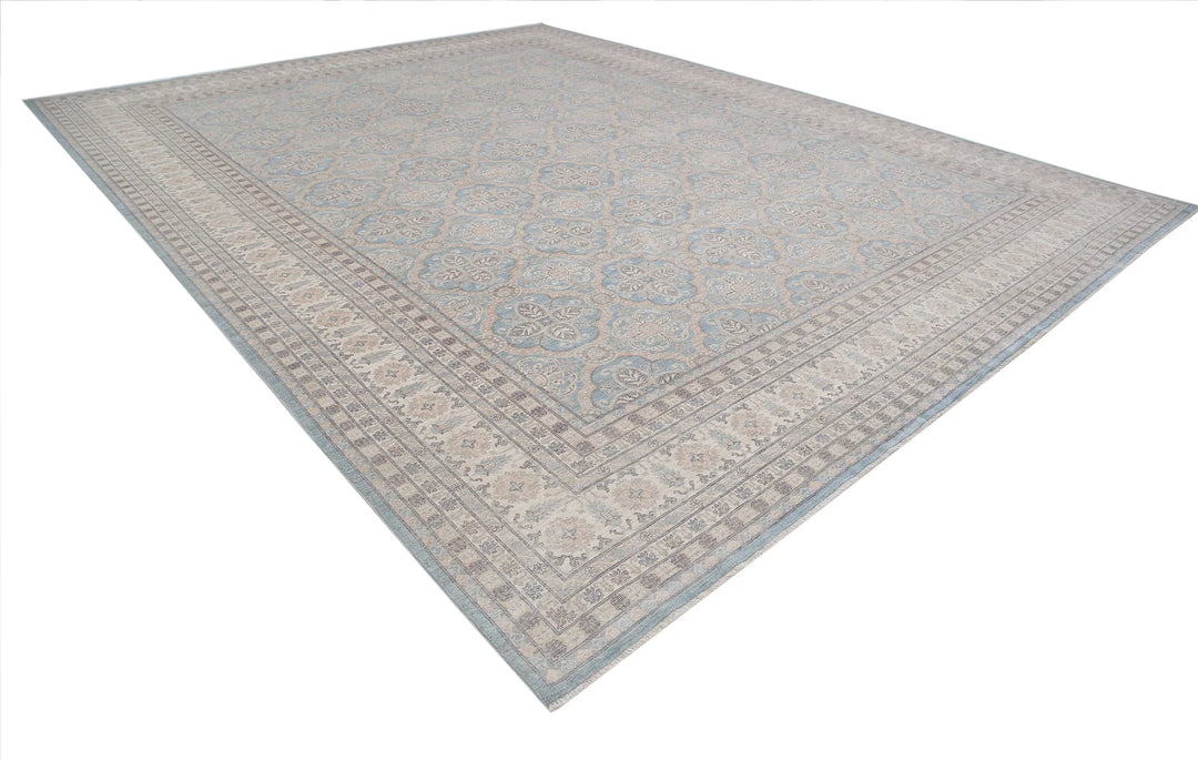 Afghan Serenity Rug 13' 11" x 17' 11" Hand-Knotted | No. AT10084