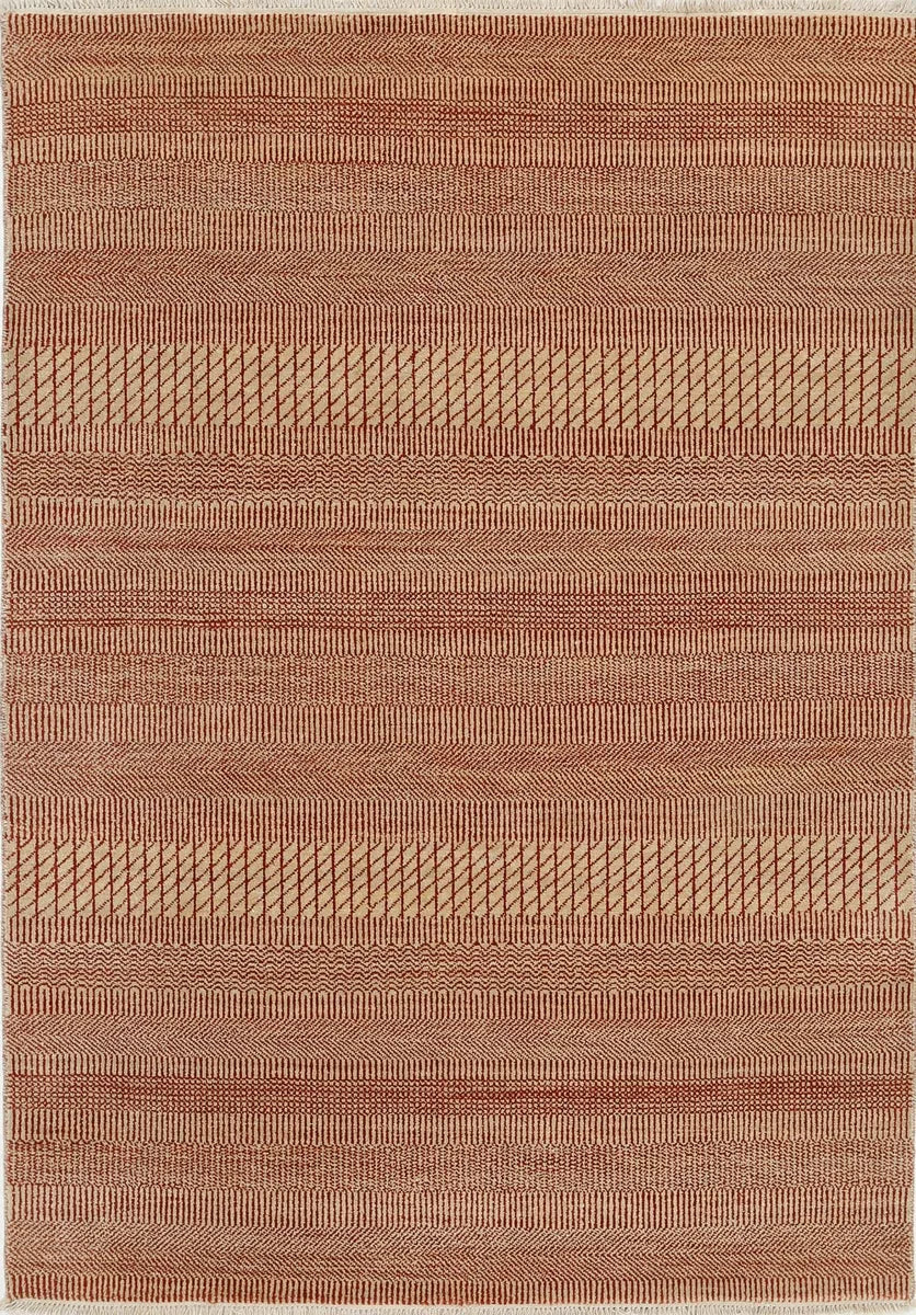 Hand Knotted Ziegler Wool Rug 4' 1" x 5' 11" - No. AT10147