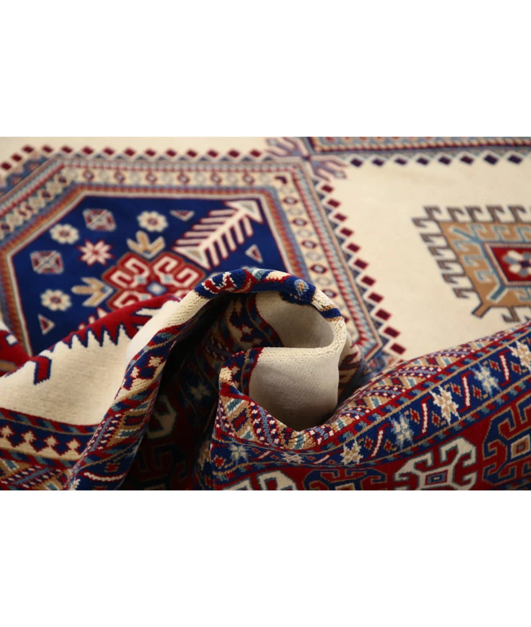 Afghan Tribal Shirvan Rug 7' 0" x 9' 10" Hand-Knotted | No. AT10192