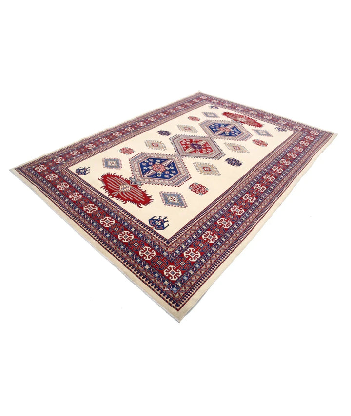 Afghan Tribal Shirvan Rug 7' 0" x 9' 10" Hand-Knotted | No. AT10192