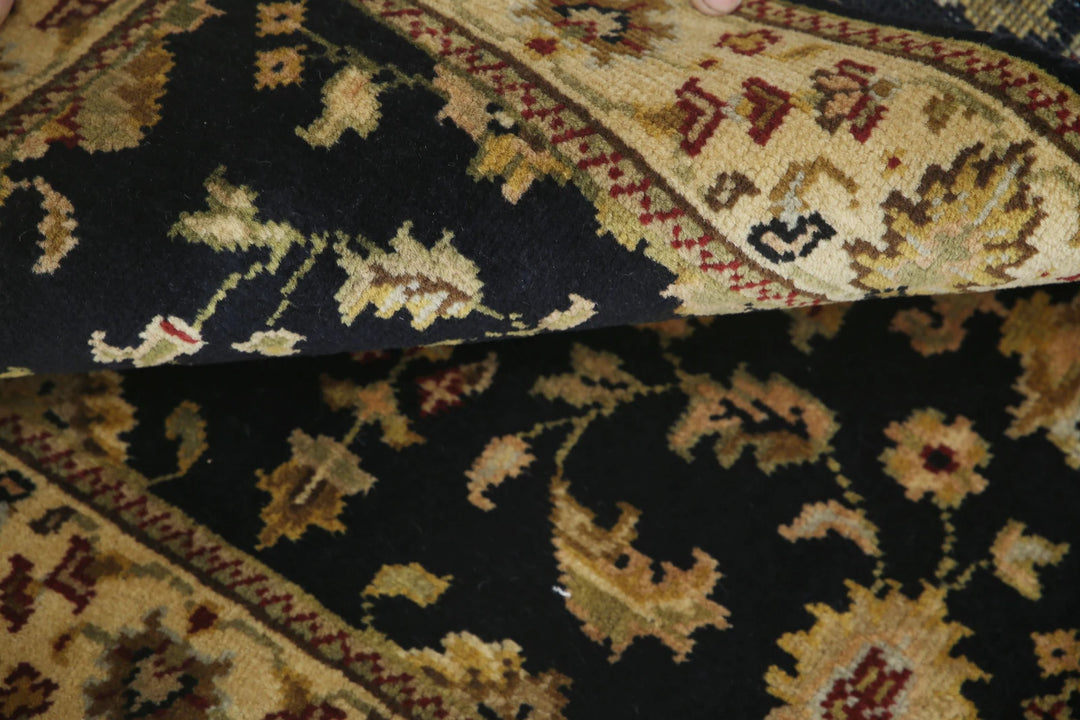 Black Indian Ziegler Rug 1' 11" x 2' 10" Hand-Knotted | No. AT10363