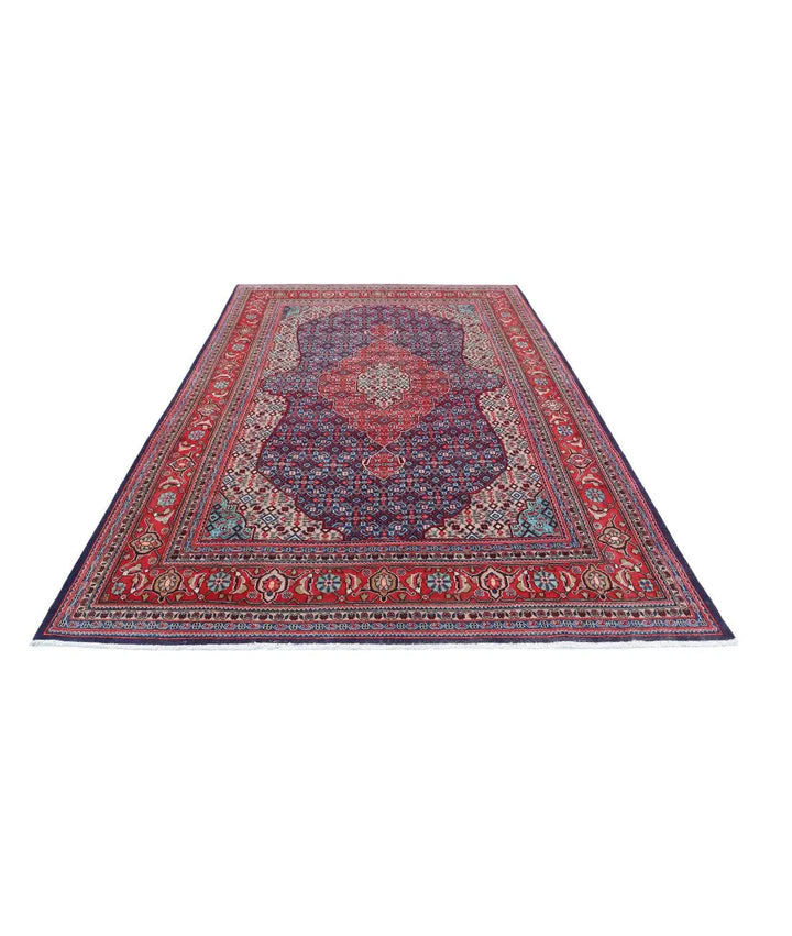 Persian Bijar Rug 6' 7" x 10' 7" Hand-Knotted | No. AT10542