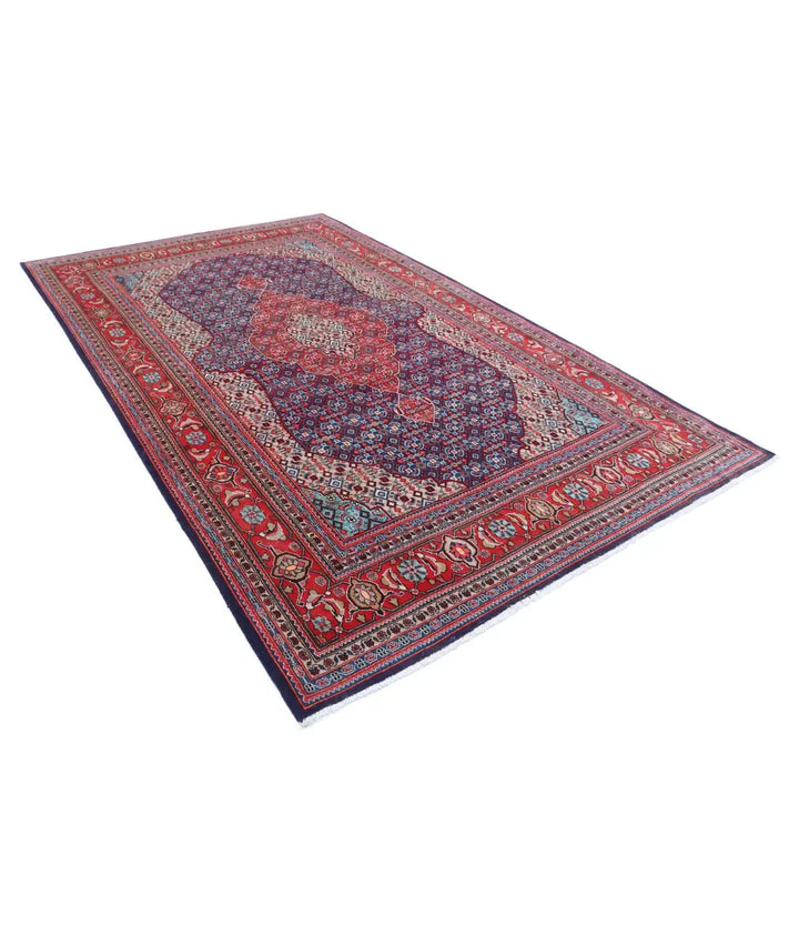 Persian Bijar Rug 6' 7" x 10' 7" Hand-Knotted | No. AT10542