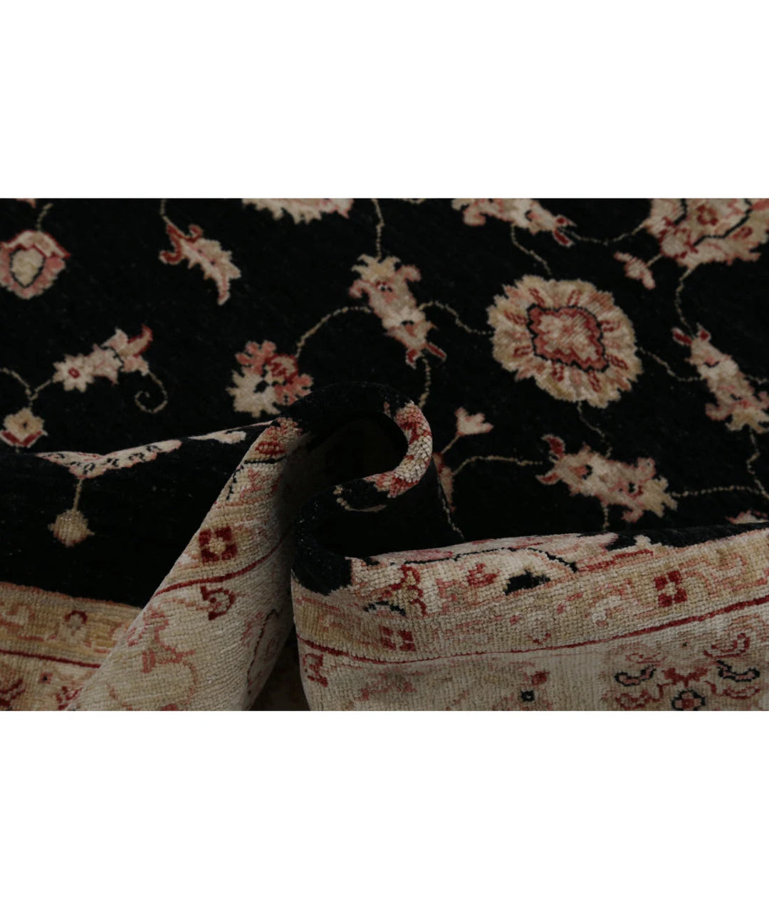 Afghan Ziegler Rug 4' 11" x 6' 3" Hand-Knotted | No. AT10588