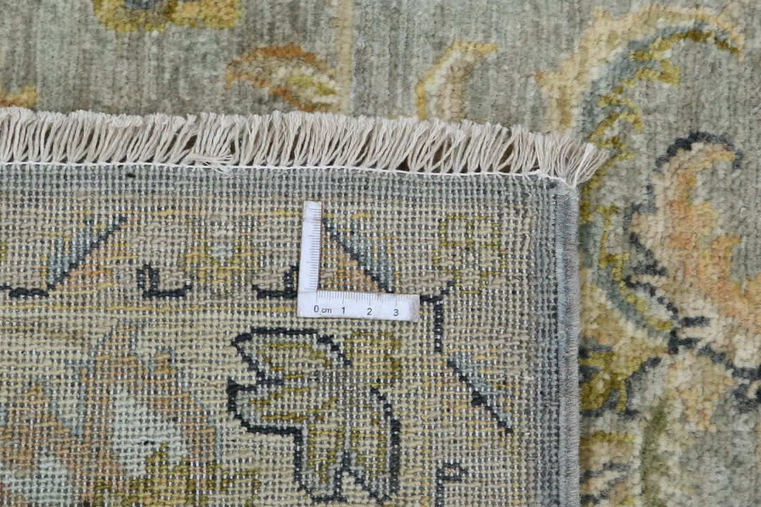 Blue Indian Oriental Rug 5' 5" x 8' 3" Hand-Knotted view