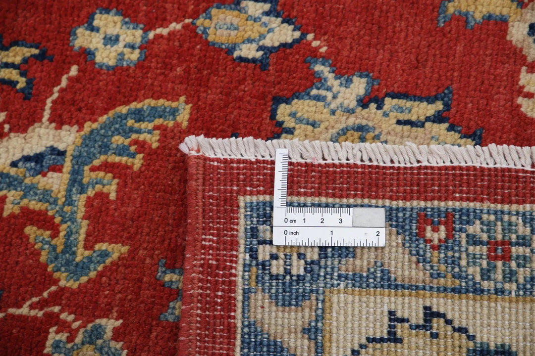Afghan Ziegler Rug 4' 9" x 6' 9" Hand-Knotted | No. AT10668