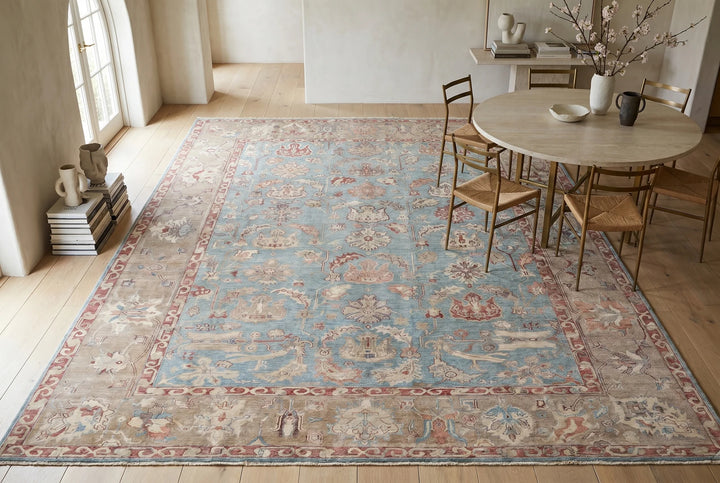 Turkish Samsun Haji Jalili Rug 8' 10" x 11' 11" Hand-Knotted | No. AT10847