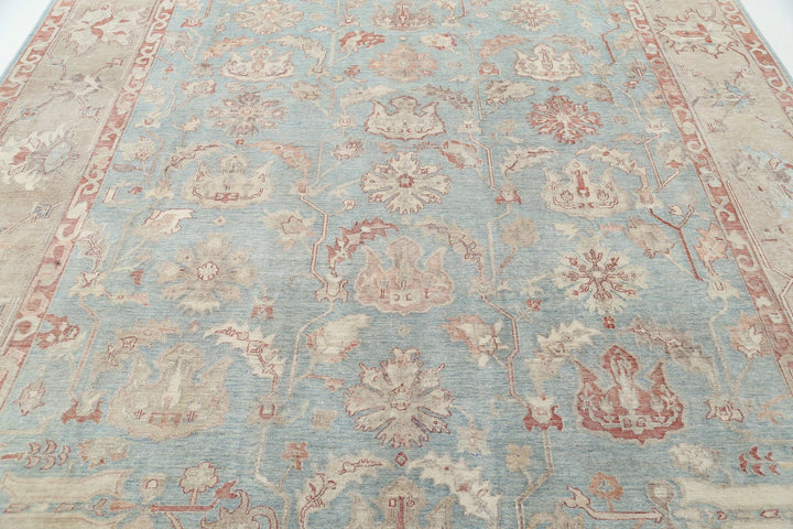 Turkish Samsun Haji Jalili Rug 8' 10" x 11' 11" Hand-Knotted | No. AT10847