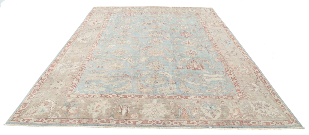 Turkish Samsun Haji Jalili Rug 8' 10" x 11' 11" Hand-Knotted | No. AT10847