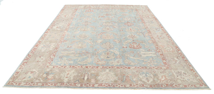 Turkish Samsun Haji Jalili Rug 8' 10" x 11' 11" Hand-Knotted | No. AT10847