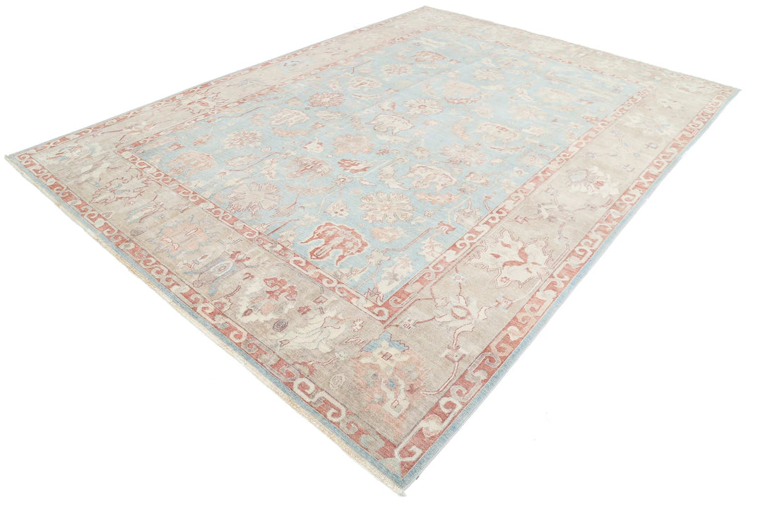 Turkish Samsun Haji Jalili Rug 8' 10" x 11' 11" Hand-Knotted | No. AT10847