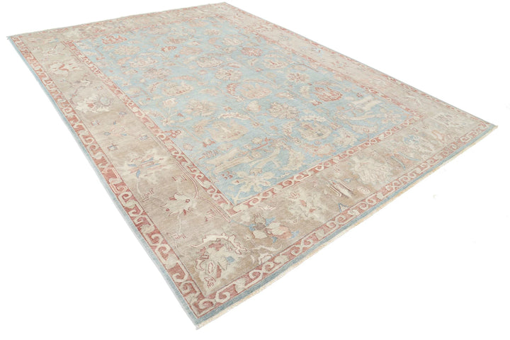 Turkish Samsun Haji Jalili Rug 8' 10" x 11' 11" Hand-Knotted | No. AT10847