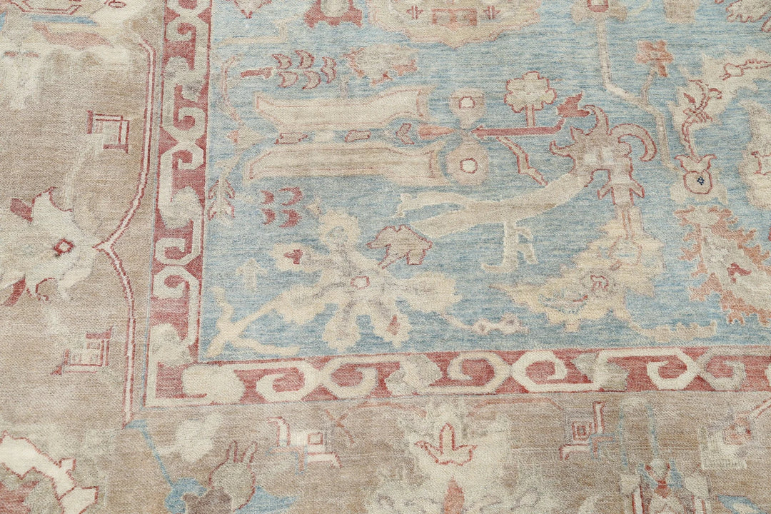 Turkish Samsun Haji Jalili Rug 8' 10" x 11' 11" Hand-Knotted | No. AT10847
