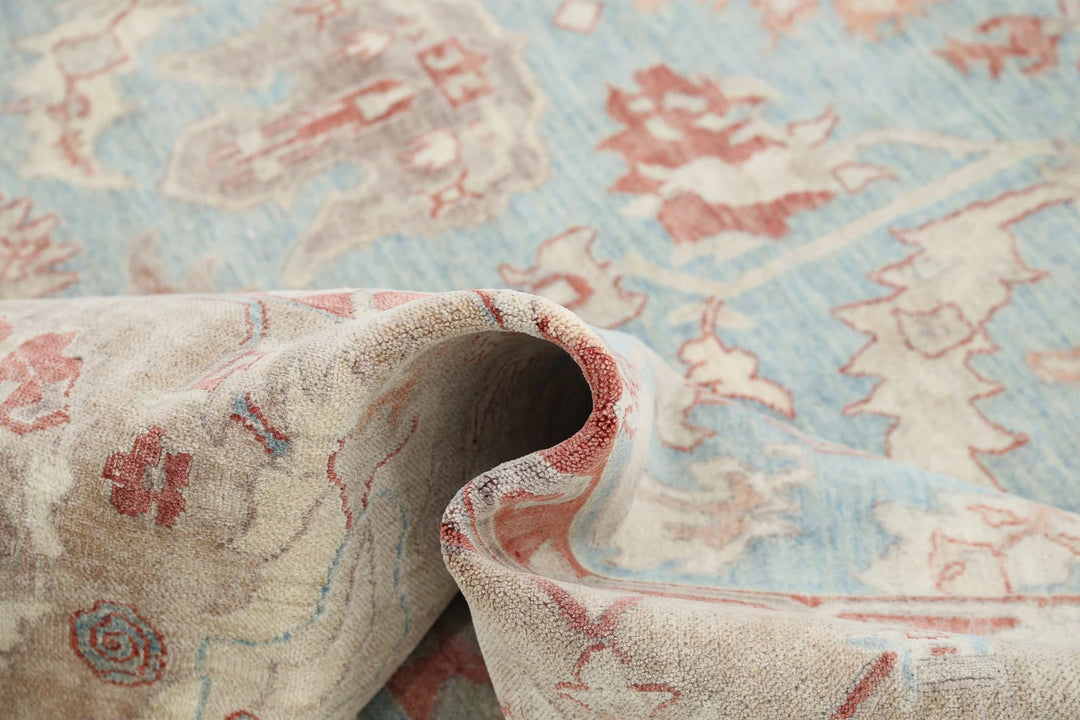 Turkish Samsun Haji Jalili Rug 8' 10" x 11' 11" Hand-Knotted | No. AT10847