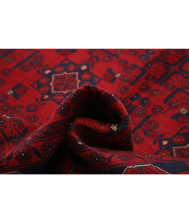 Afghan Khal Muhammadi Rug 5' 6" x 7' 5" Hand-Knotted | No. AT11183