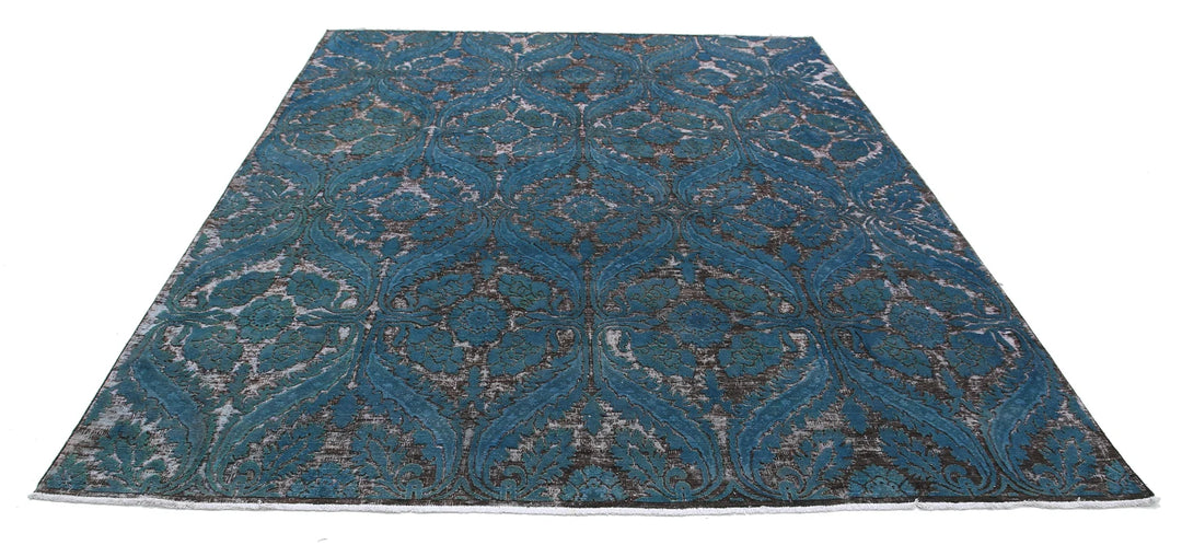 Afghan Oriental Rug 7' 11" x 9' 11" Hand-Knotted | No. AT11219