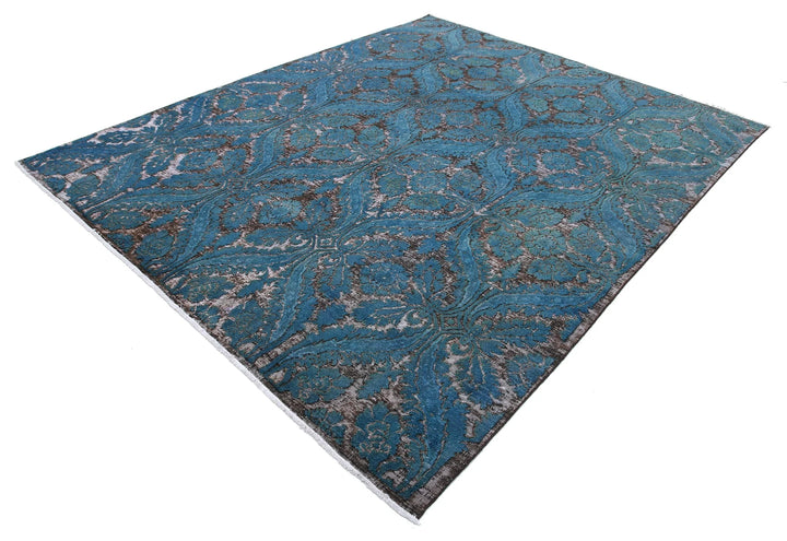 Afghan Oriental Rug 7' 11" x 9' 11" Hand-Knotted | No. AT11219
