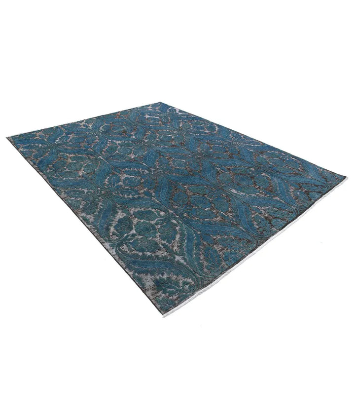 Afghan Oriental Rug 7' 11" x 9' 11" Hand-Knotted | No. AT11219