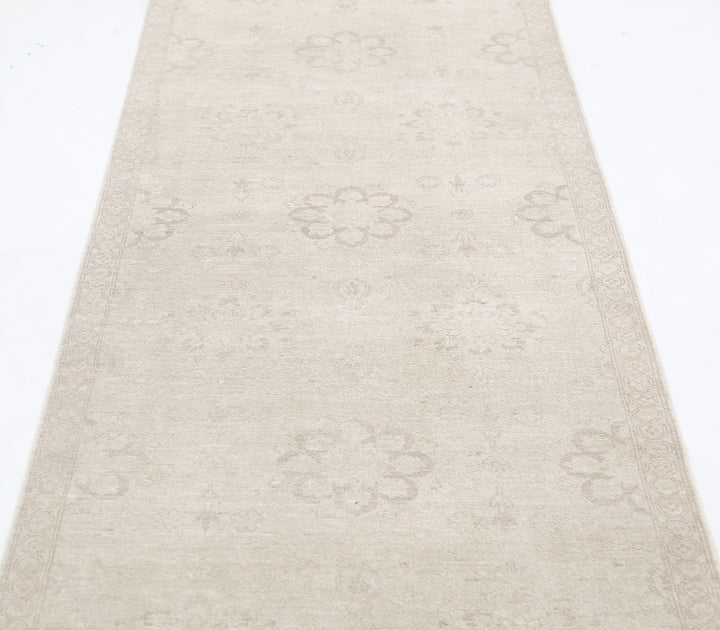 Afghan Runner Rug 3' 0" x 9' 10" Hand-Knotted | No. AT11240