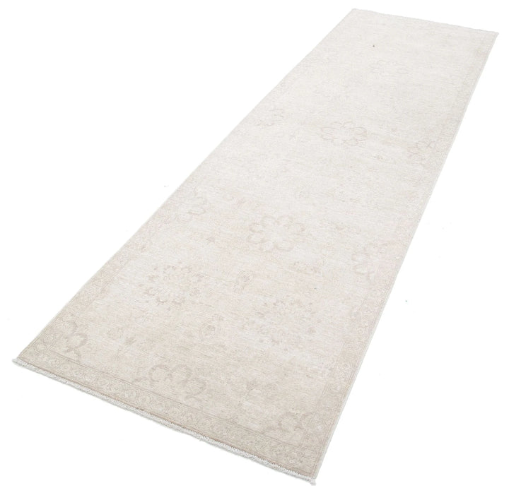 Afghan Runner Rug 3' 0" x 9' 10" Hand-Knotted | No. AT11240