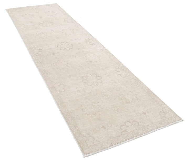 Afghan Runner Rug 3' 0" x 9' 10" Hand-Knotted | No. AT11240