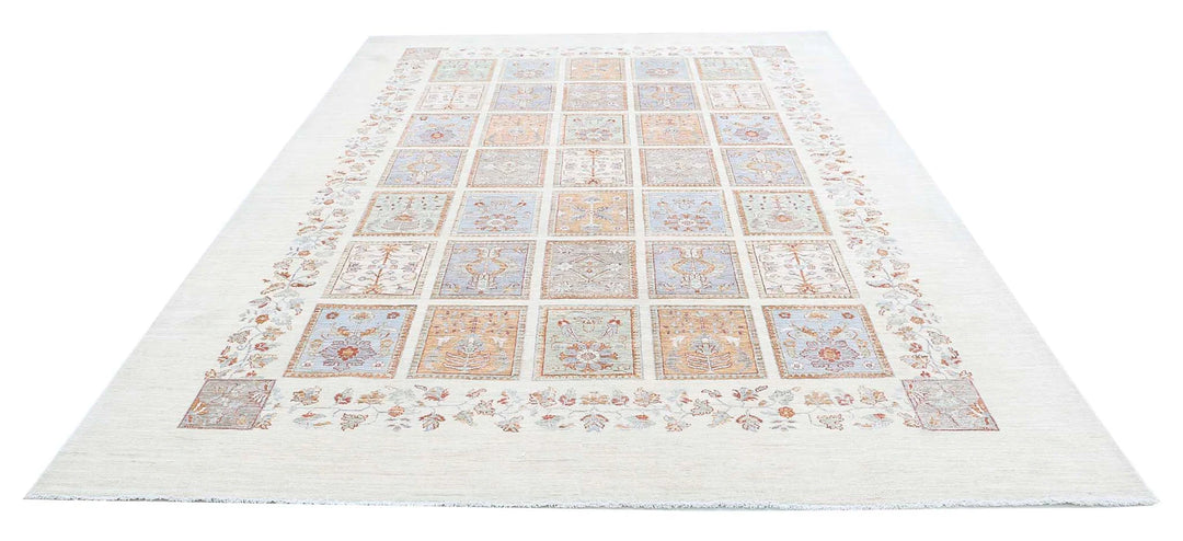 Afghan Serenity Rug 8' 1" x 11' 10" Hand-Knotted | No. AT11283