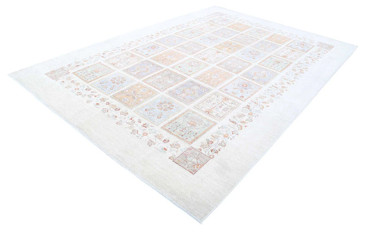 Afghan Serenity Rug 8' 1" x 11' 10" Hand-Knotted | No. AT11283