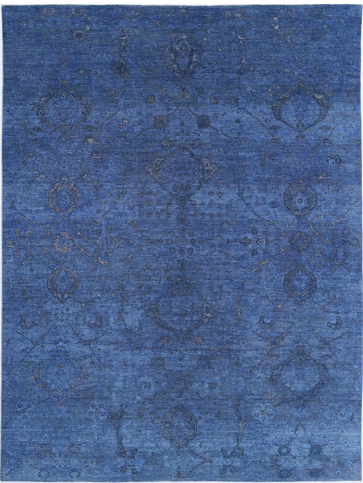Afghan Oriental Rug 8' 0" x 10' 8" Hand-Knotted | No. AT11330