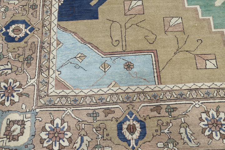 Persian Meshkabad Rug 11' 10" x 14' 6" Hand-Knotted | No. AT11357