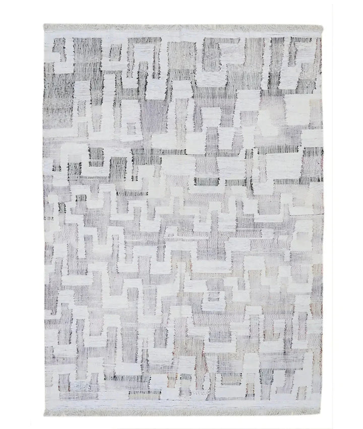 Turkish Kilim Rug 7' 10" x 11' 0" Hand-Knotted | No. AT11395