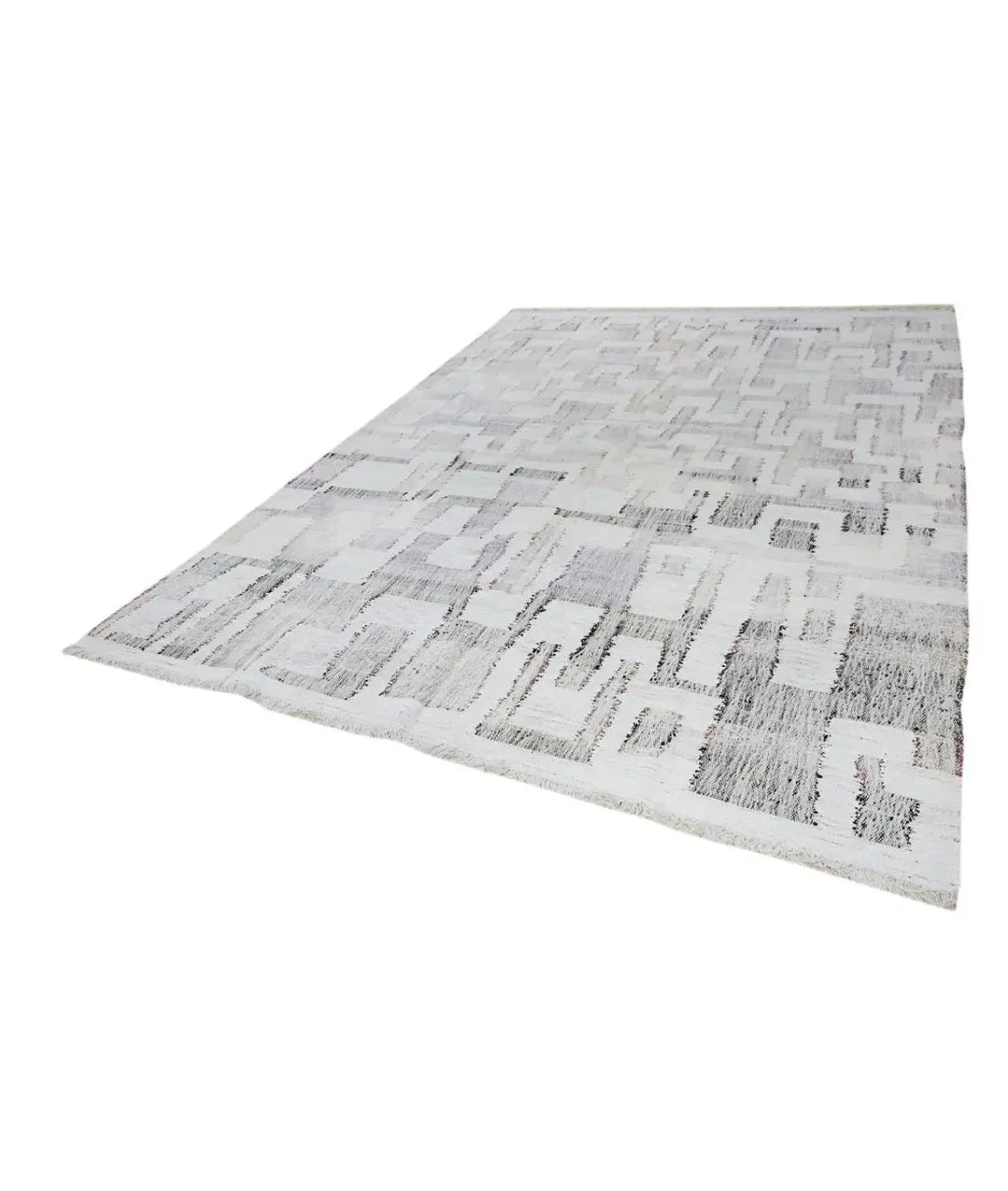 Turkish Kilim Rug 7' 10" x 11' 0" Hand-Knotted | No. AT11395