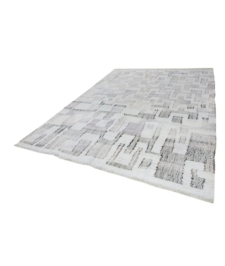 Turkish Kilim Rug 7' 10" x 11' 0" Hand-Knotted | No. AT11395