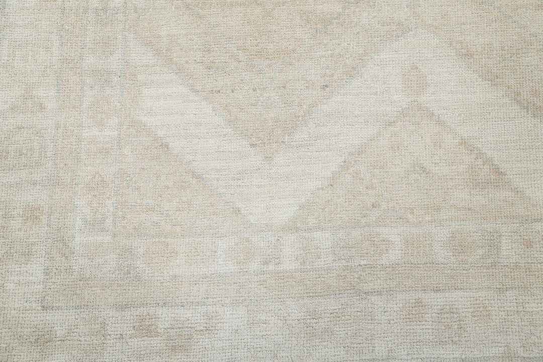 Afghan Oushak Rug 6' 2" x 8' 10" Hand-Knotted | No. AT11420