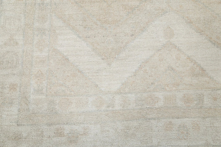 Afghan Oushak Rug 6' 2" x 8' 10" Hand-Knotted | No. AT11420